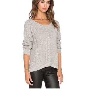 Wilde Heart High Wire Knit Sweater in Grey
